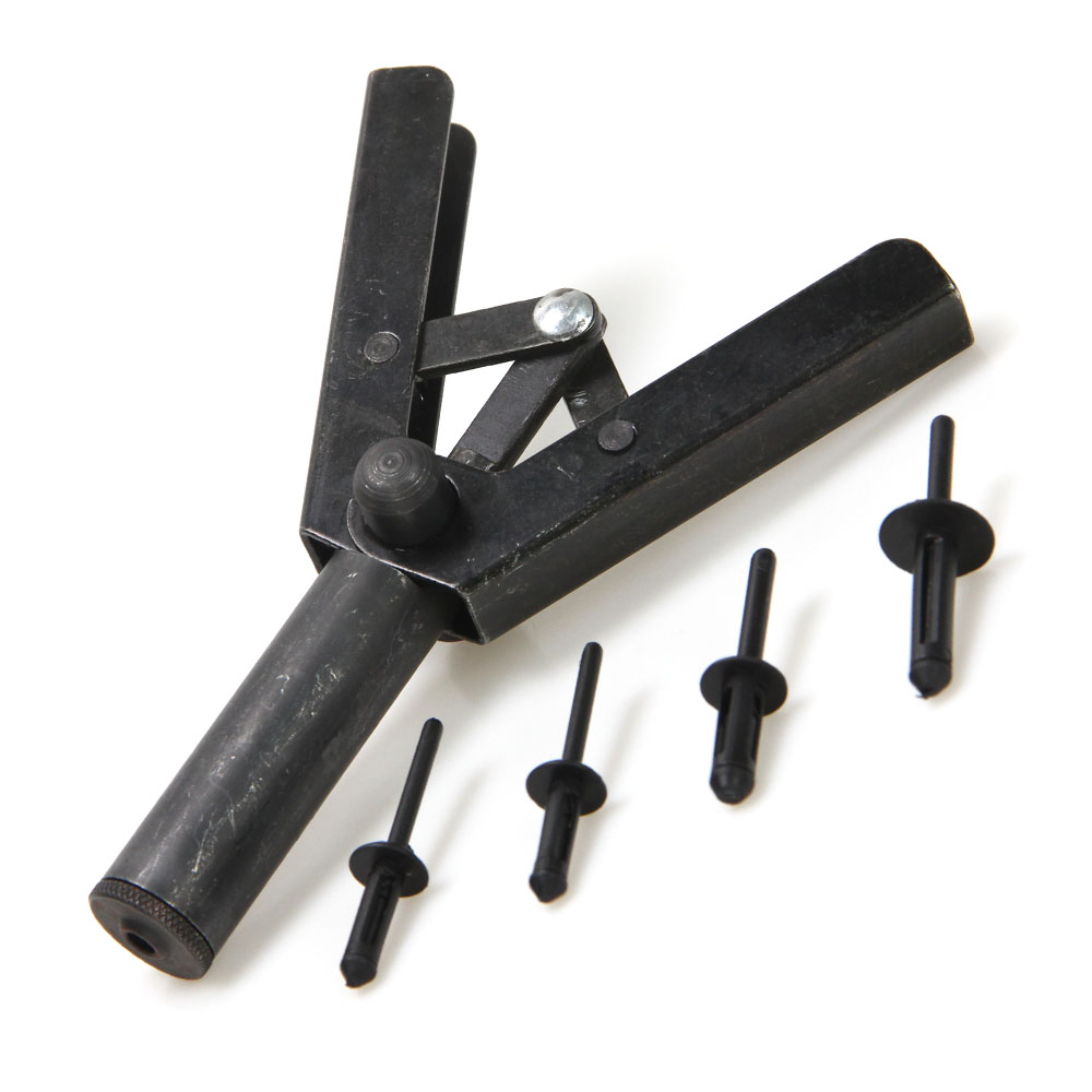 Rivet Setter Tool - Pistola remachadora de plástico, Kit remachadora