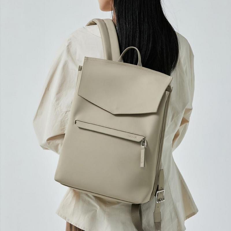 Leather Work Backpack - Moda nueva mochila versátil informal sencilla