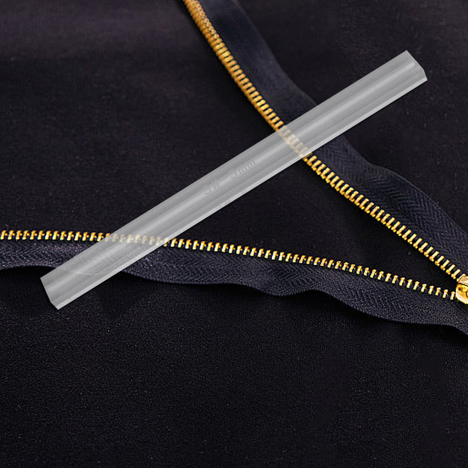 Leatherwork Ruler - Regla acrílica para pegado de cremalleras