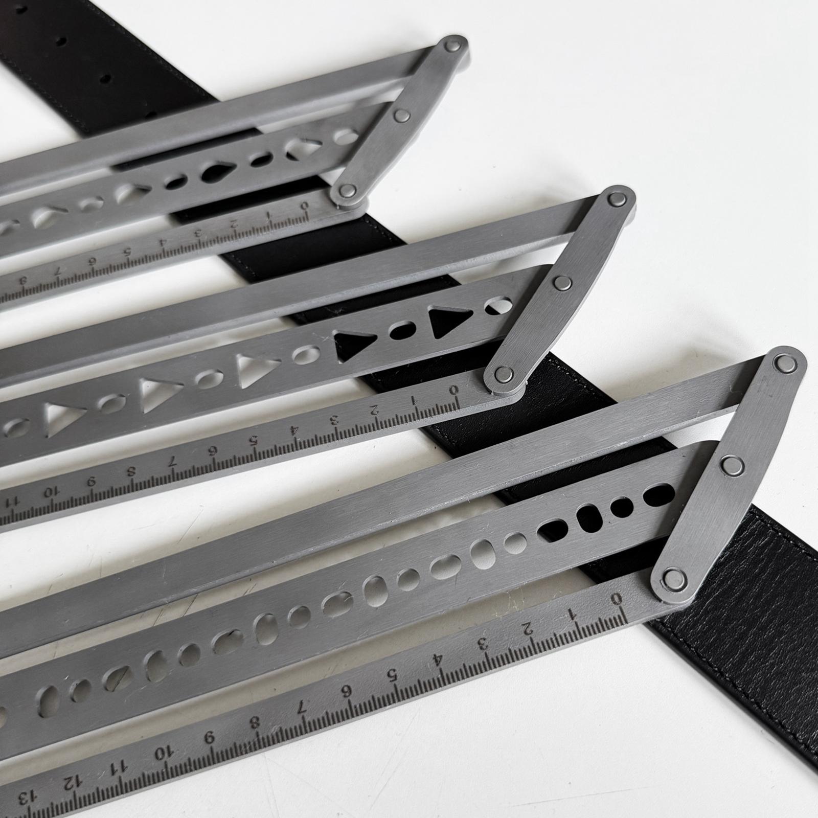 Leatherwork Ruler - Regla de Posicionamiento de Cinturones de