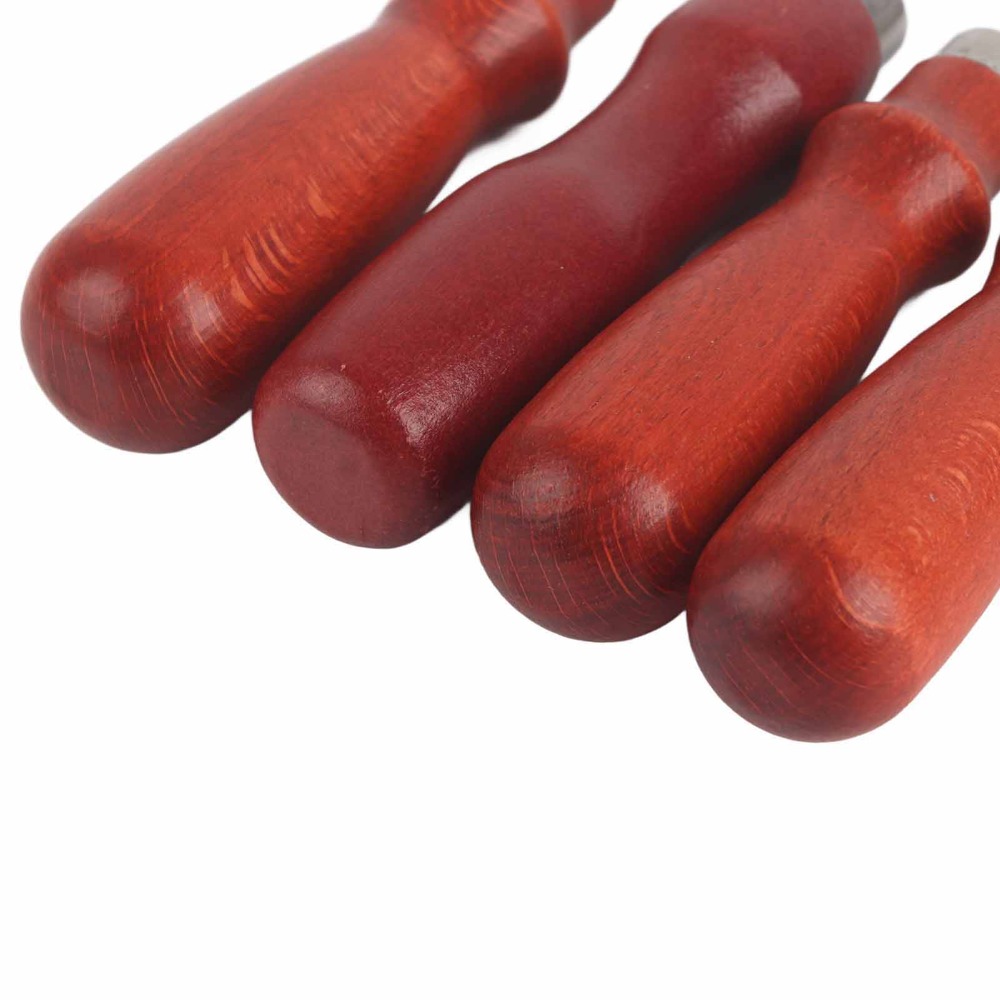 Leatherwork Edge Beveler - Juego de 4 Herramientas para Biselar