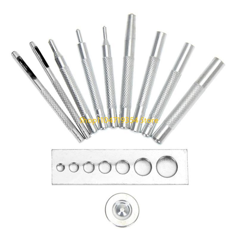 Rivet Setter Tool - 11x/Establecer botones Set con Base Die