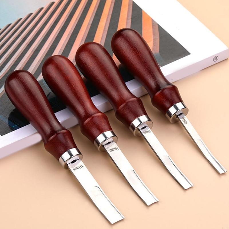 Leatherwork Edge Beveler - Herramienta biseladora bordes artesanales cuero L9BE,
