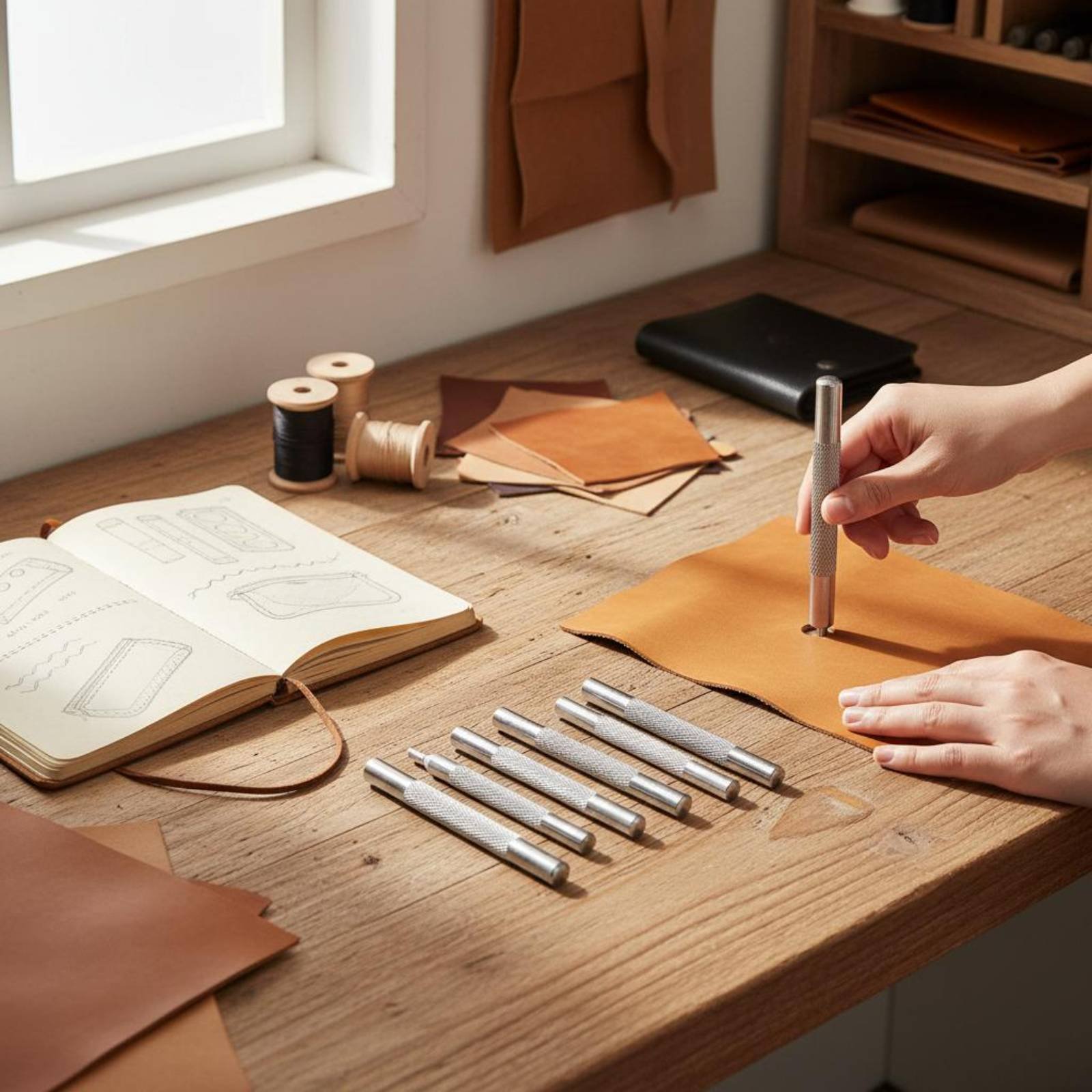 Rivet Setter Tool - Juego de 11 Herramientas para Broches
