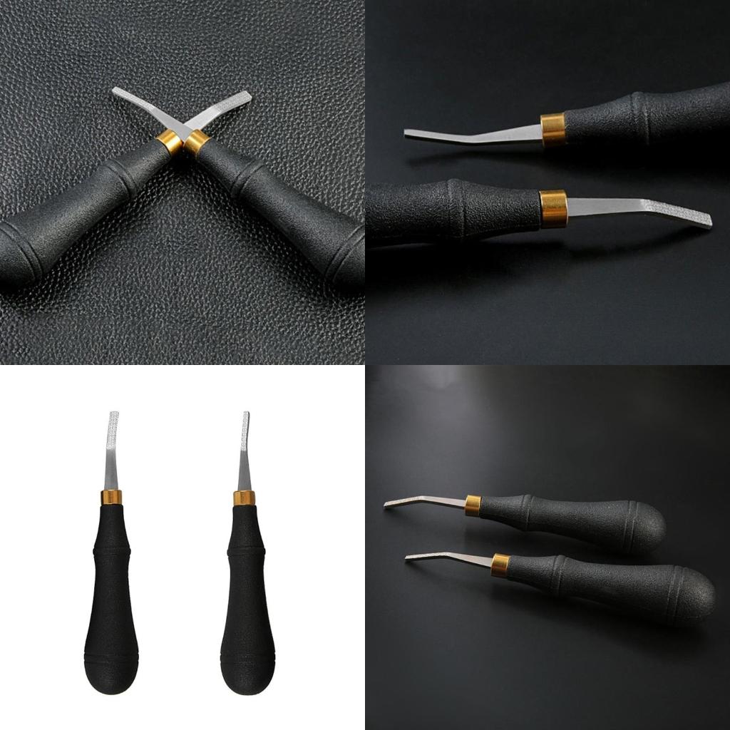 Leatherwork Edge Beveler - Herramienta trabajo cuero acero inoxidable acero