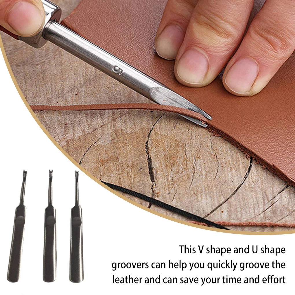 Kit de herramientas para ranur - Leatherwork Edge Beveler reseña y precio