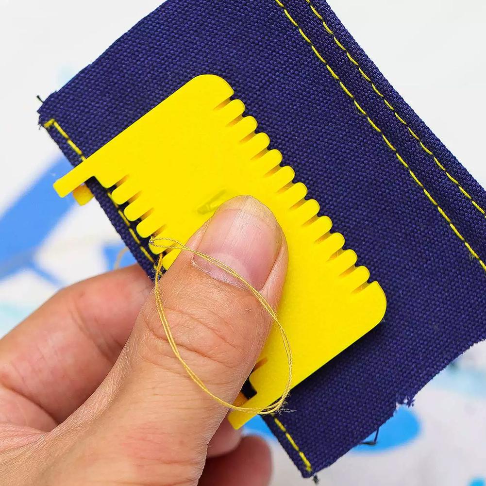 Regla de Costura con Clip, Guí - Leatherwork Ruler reseña y precio