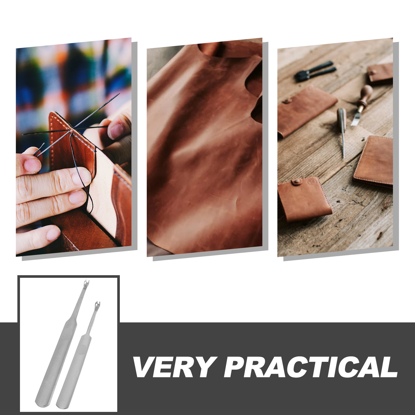 2 Piezas Herramienta Ranurador - Leatherwork Edge Beveler reseña y precio