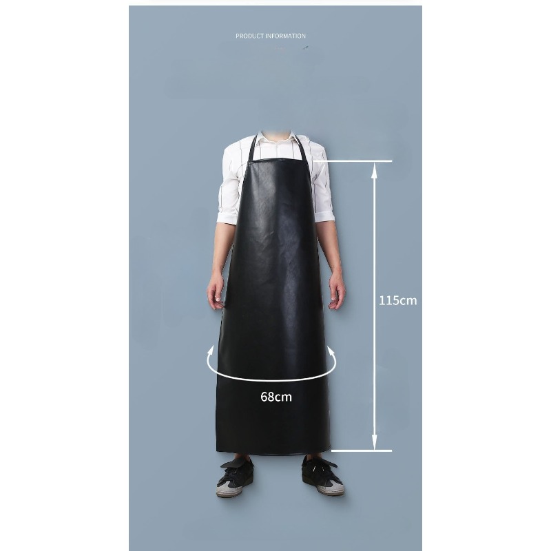 Delantal de cuero suave negro  - Leatherwork Apron reseña y precio