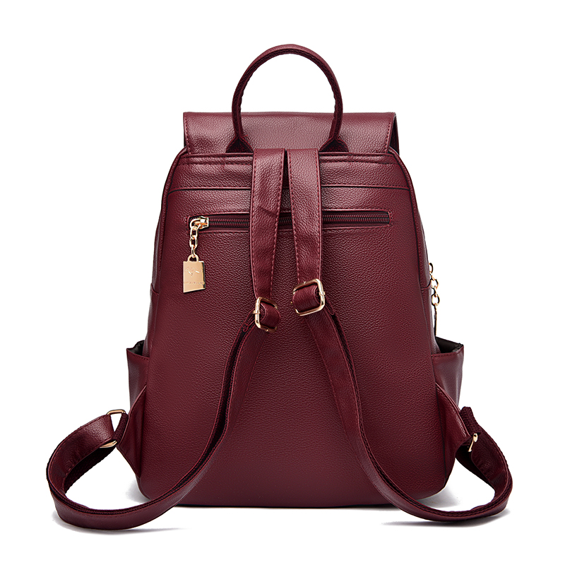 Mochila de cuero de alta calid - Leather Work Backpack reseña y precio