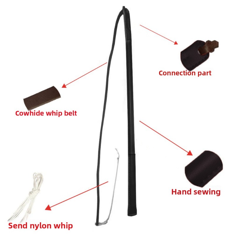 Látigo de cuero para grietas,  - Leatherwork Training reseña y precio