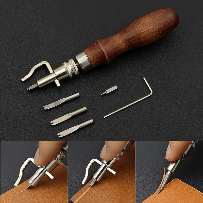 Herramienta de cuero 7 en 1, h - Leatherwork Edge Beveler reseña y precio