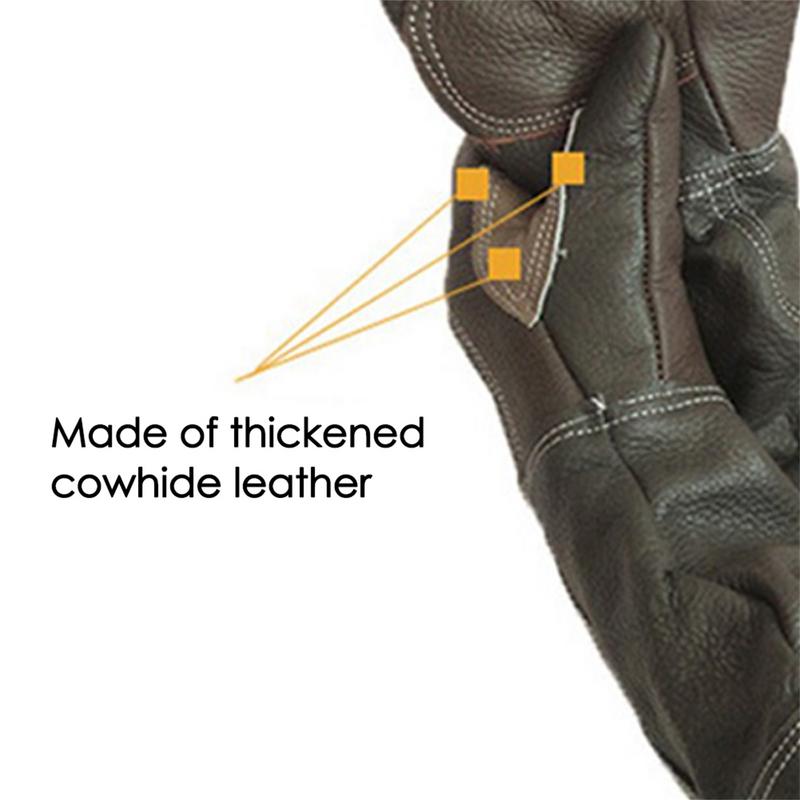Guantes para mascotas de cuero - Leatherwork Training reseña y precio