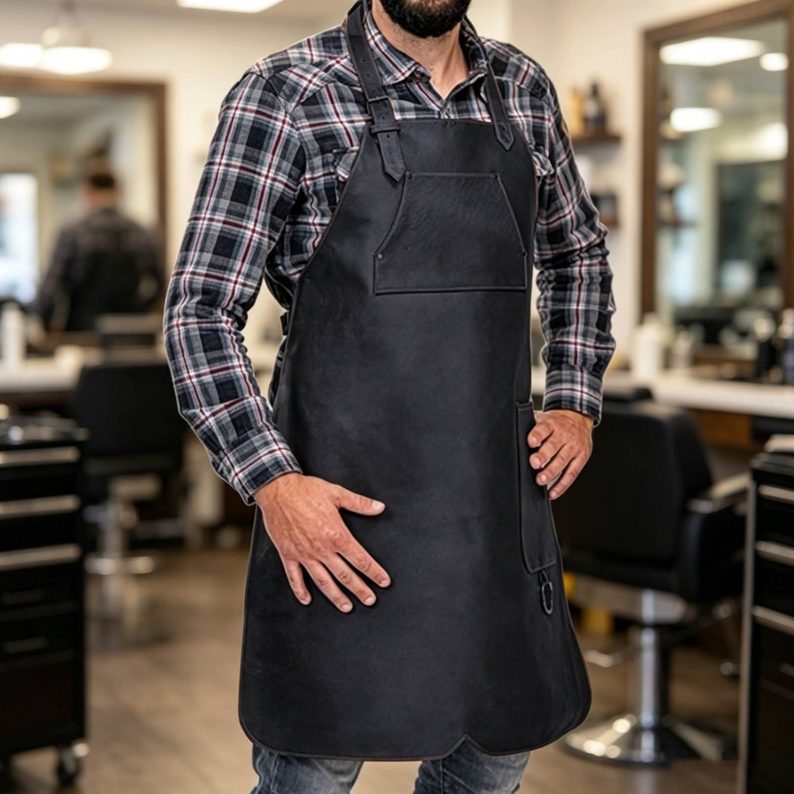 Delantal de Estilista Impermea - Leatherwork Apron reseña y precio