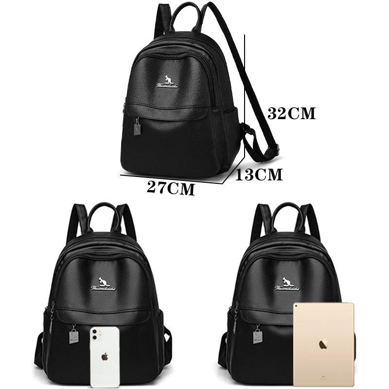 Bolso de hombro de cuero de al - Leather Work Backpack reseña y precio