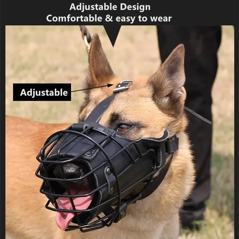 Jaula para la boca para perro  - Leatherwork Training reseña y precio