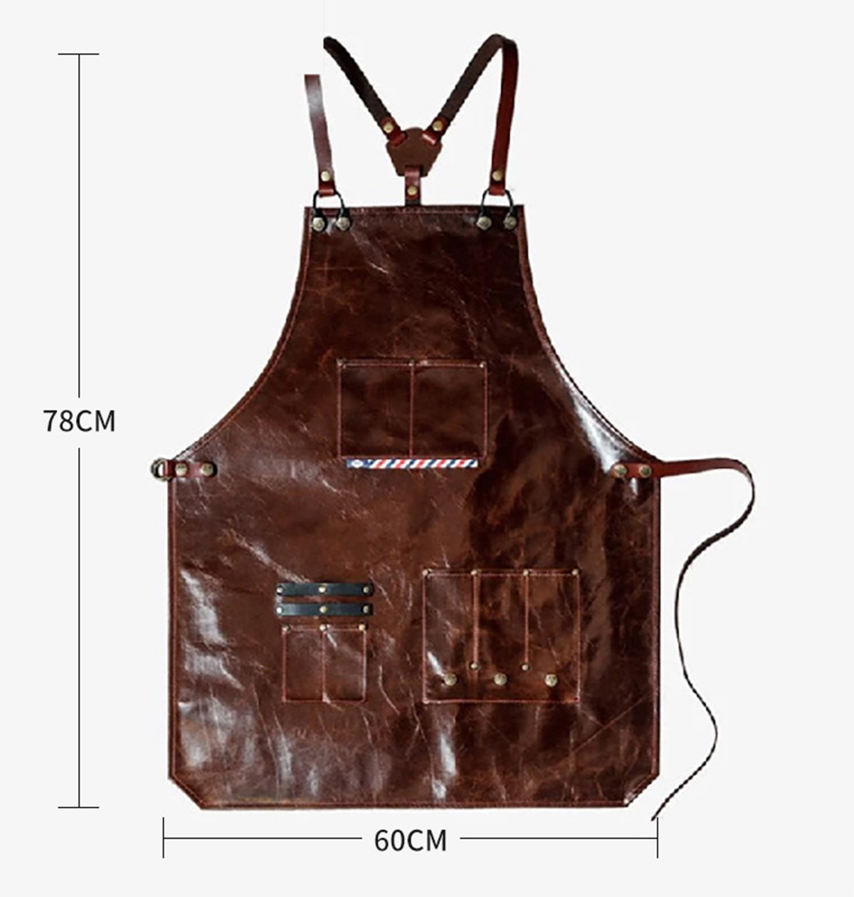Delantal de trabajo de cuero p - Leatherwork Apron reseña y precio