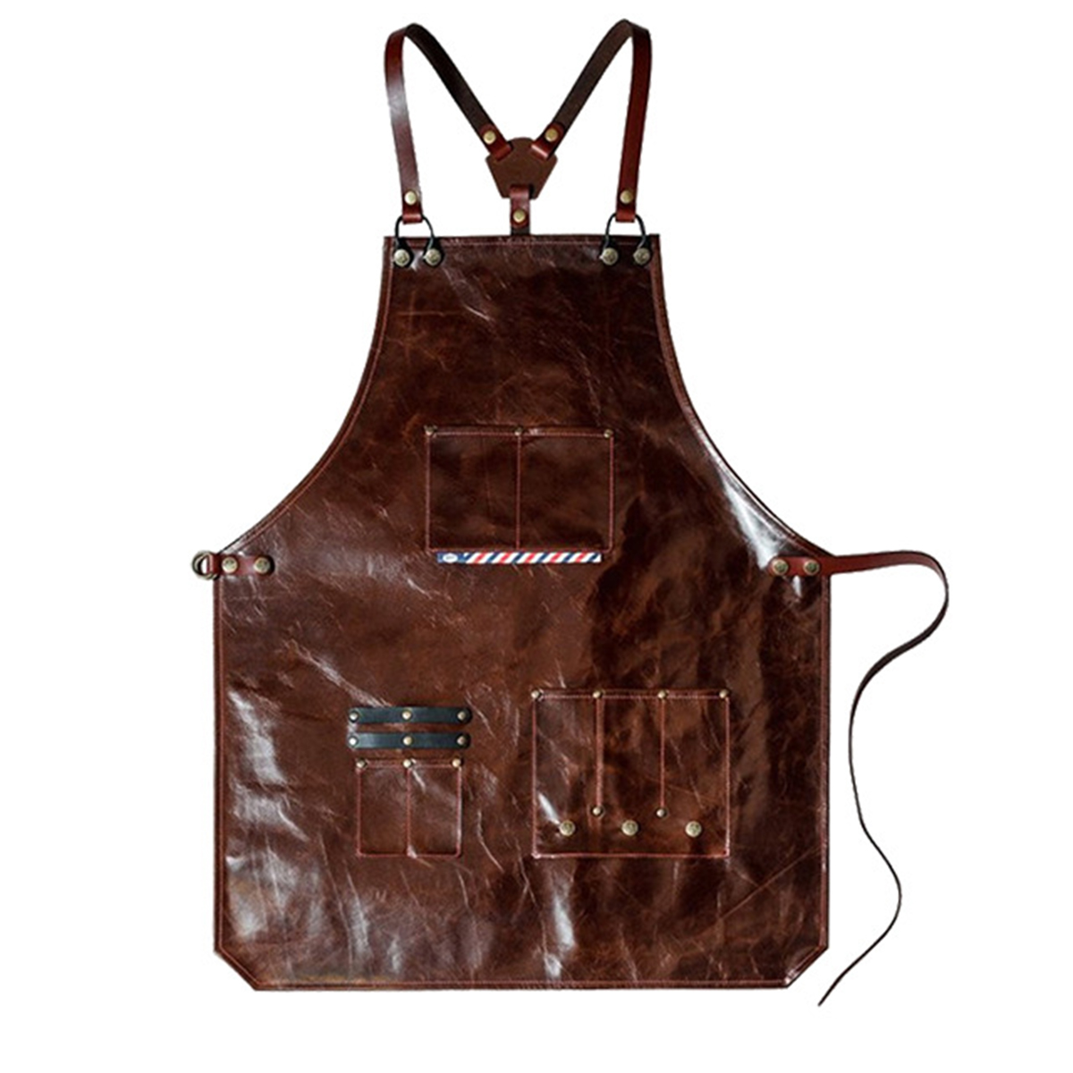 Delantal de trabajo de cuero p - Leatherwork Apron reseña y precio