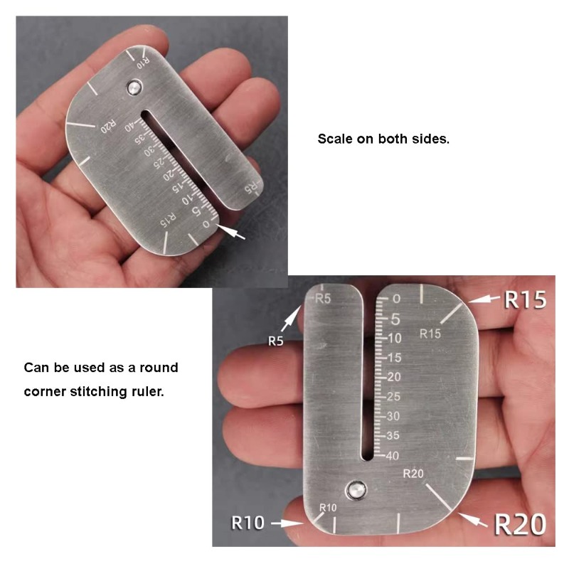 Tabla de corte de cuero DIY, r - Leatherwork Ruler reseña y precio