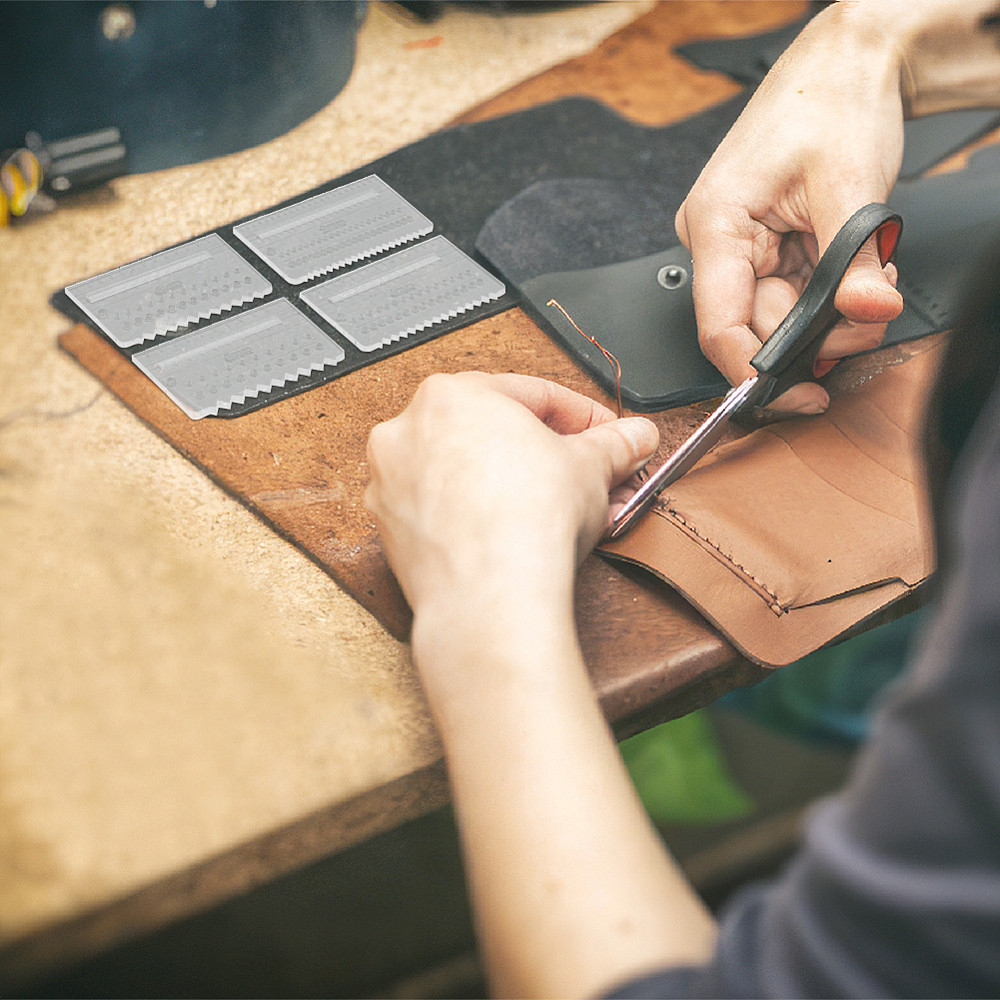 Juego de 4 reglas de posiciona - Leatherwork Ruler reseña y precio