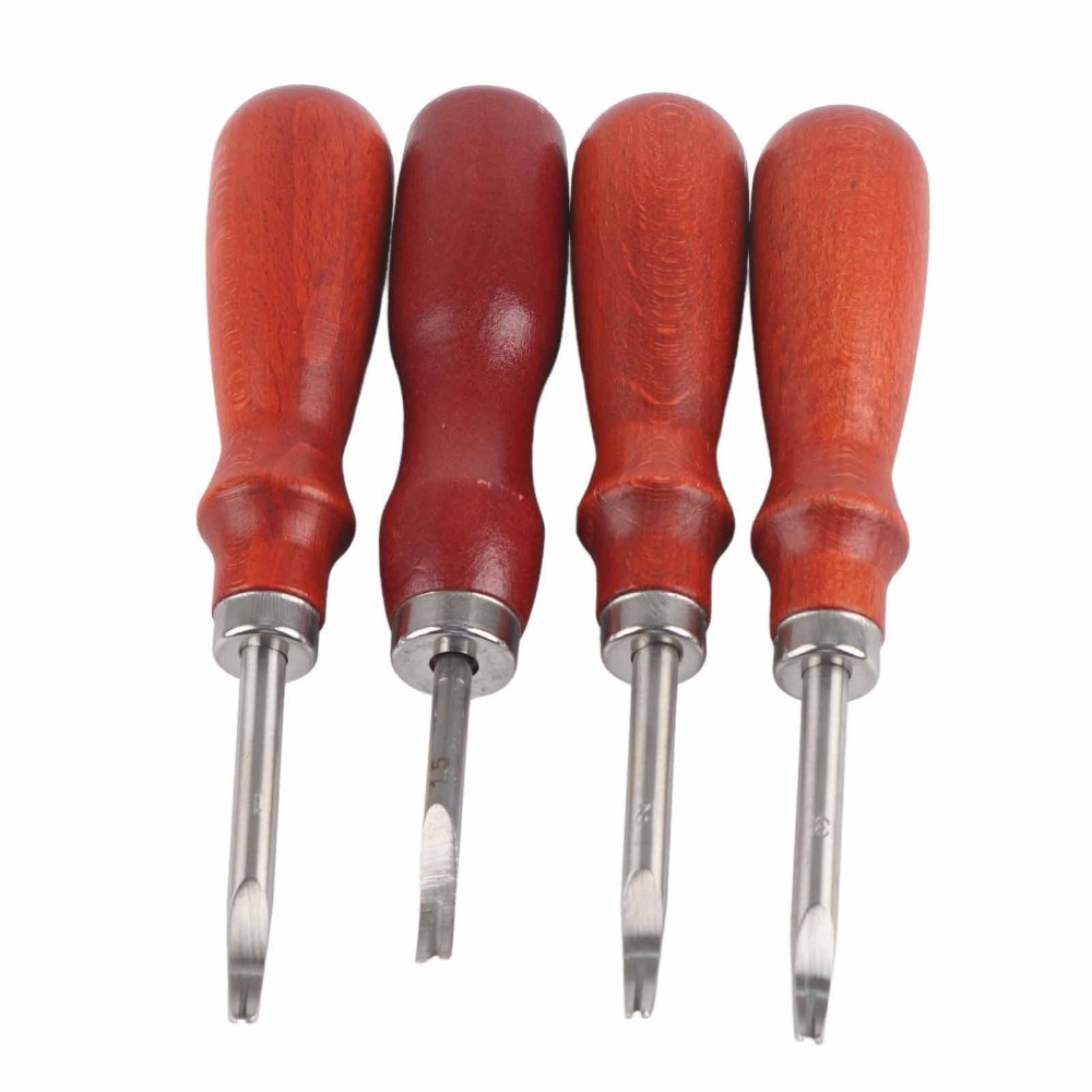 Juego de 4 Herramientas para B - Leatherwork Edge Beveler reseña y precio