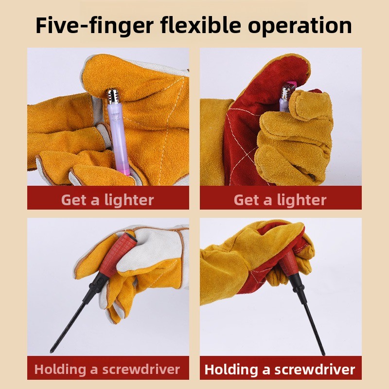 Guantes protectores resistente - Leatherwork Training reseña y precio