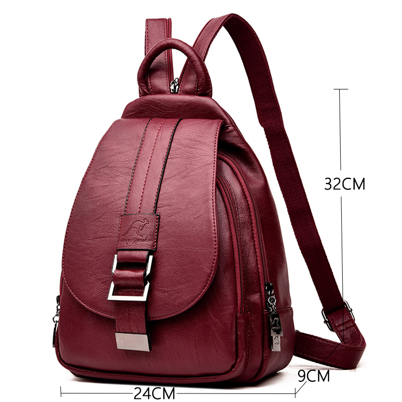 Mochila De cuero de diseño par - Leather Work Backpack reseña y precio