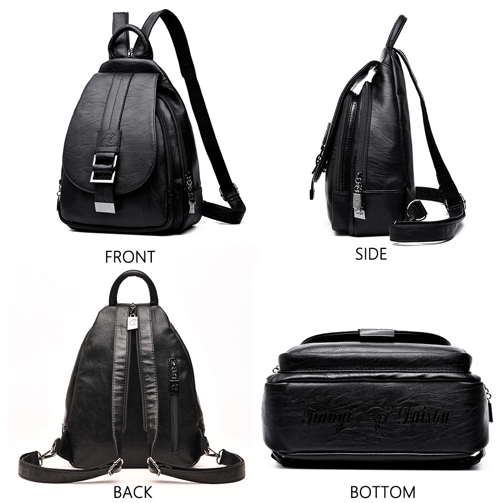 Mochila De cuero de diseño par - Leather Work Backpack reseña y precio