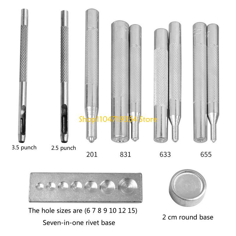 11x/Establecer botones Set con - Rivet Setter Tool reseña y precio