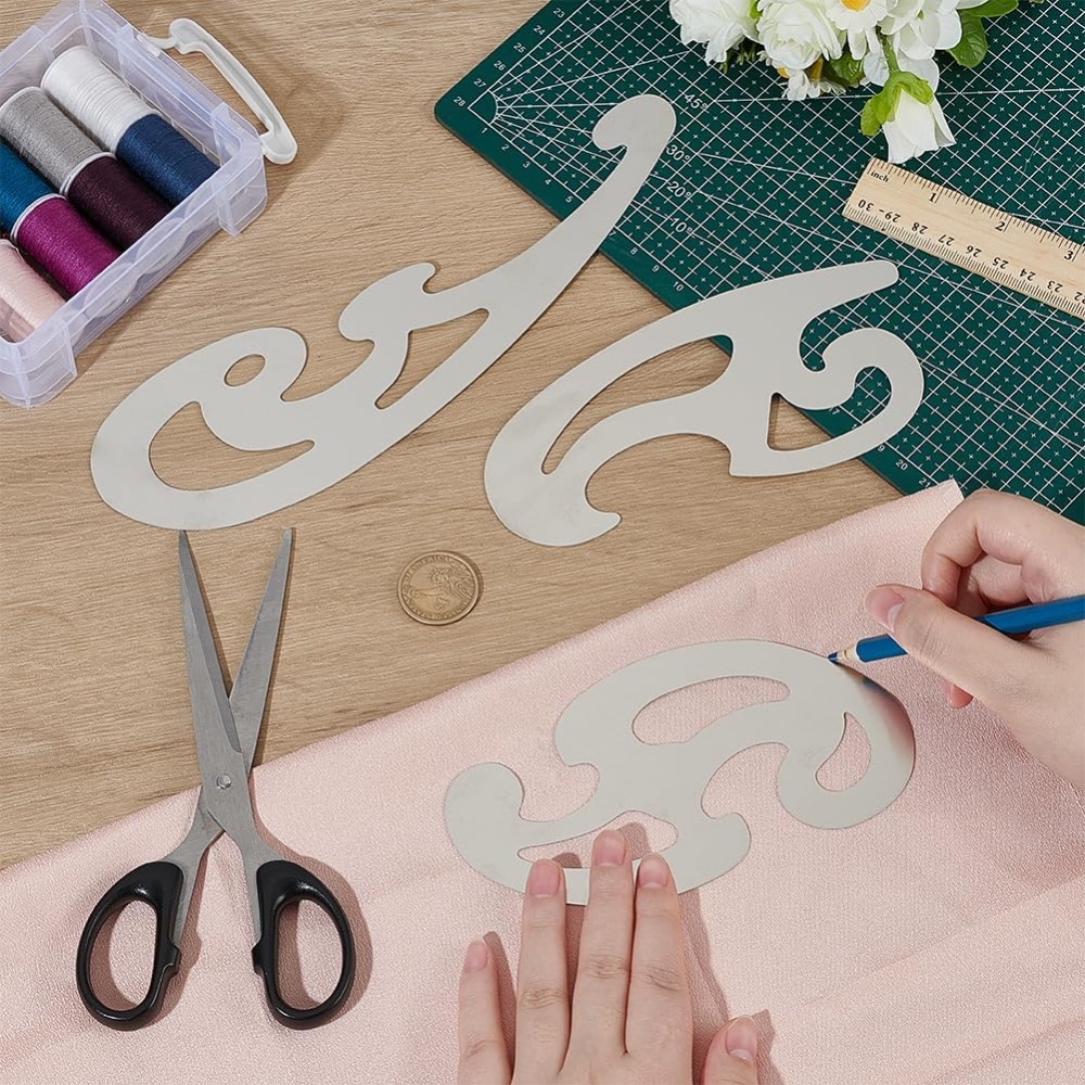 Regla curva francesa de acero  - Leatherwork Ruler reseña y precio