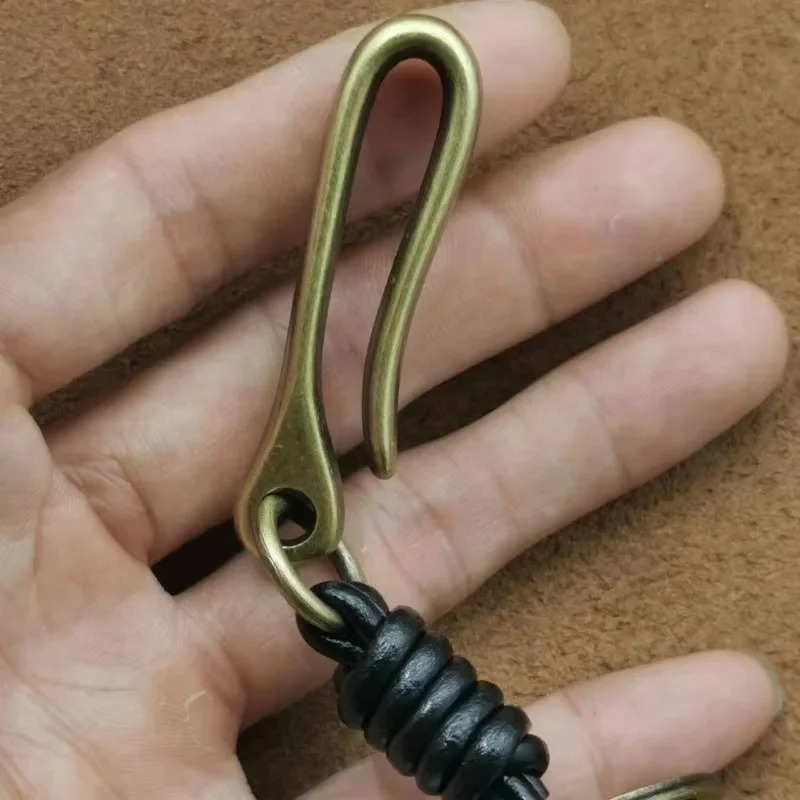 LLavero de cuero genuino tejid - Leatherwork Ruler reseña y precio