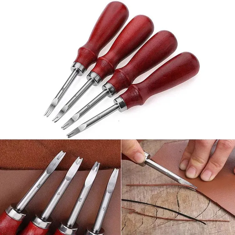 Biselador de bordes comunes de - Leatherwork Edge Beveler reseña y precio