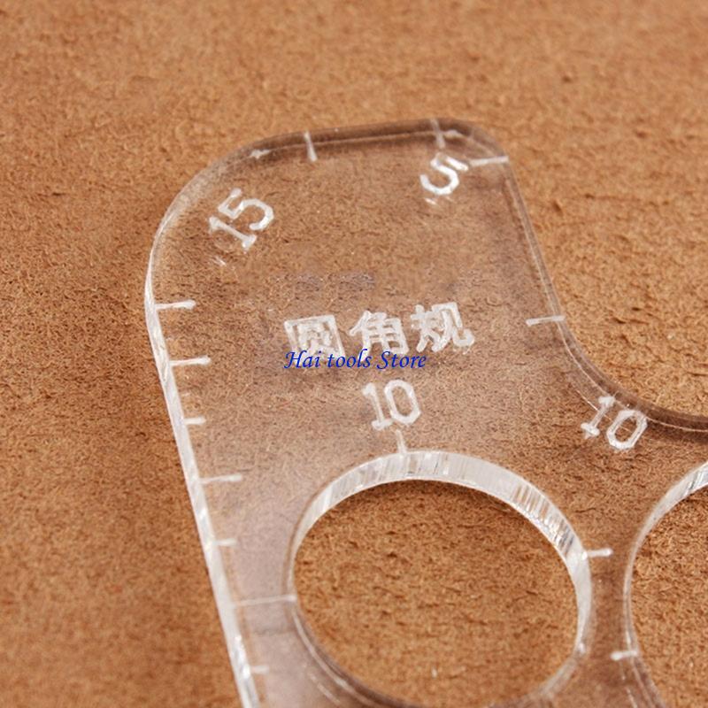 Regla plantilla para peletería - Leatherwork Ruler reseña y precio
