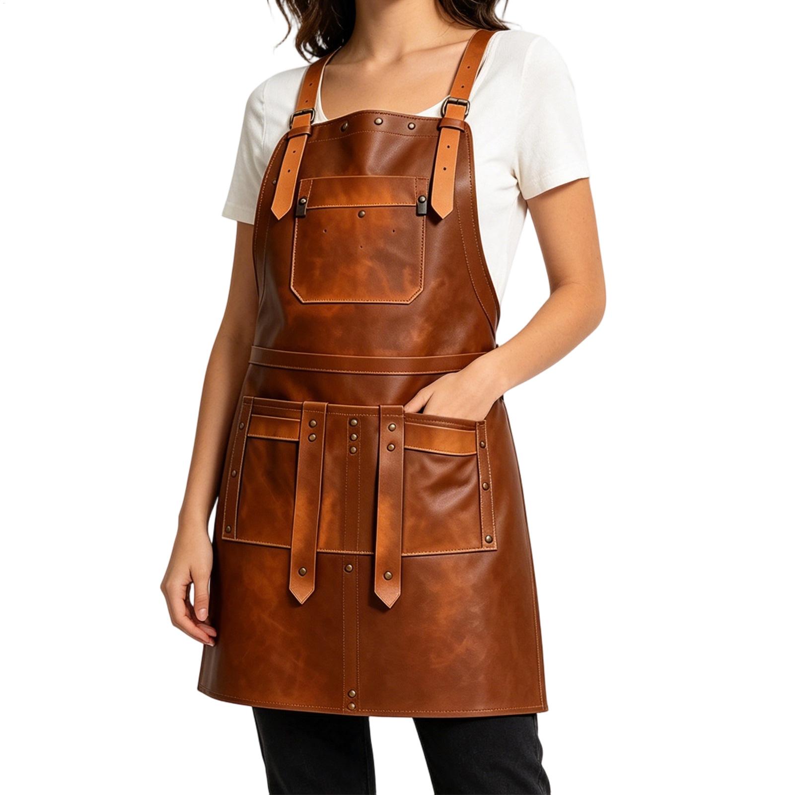 Delantal de Cuero con Múltiple - Leatherwork Apron reseña y precio