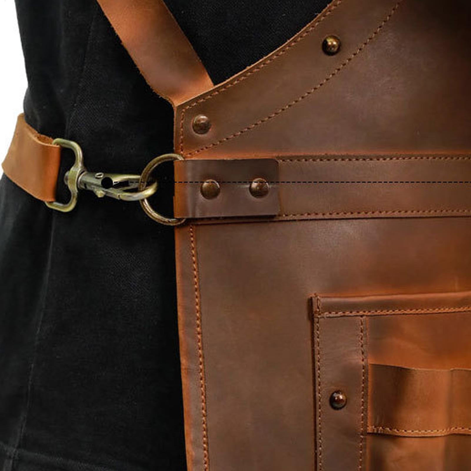 Delantal de Cuero con Múltiple - Leatherwork Apron reseña y precio