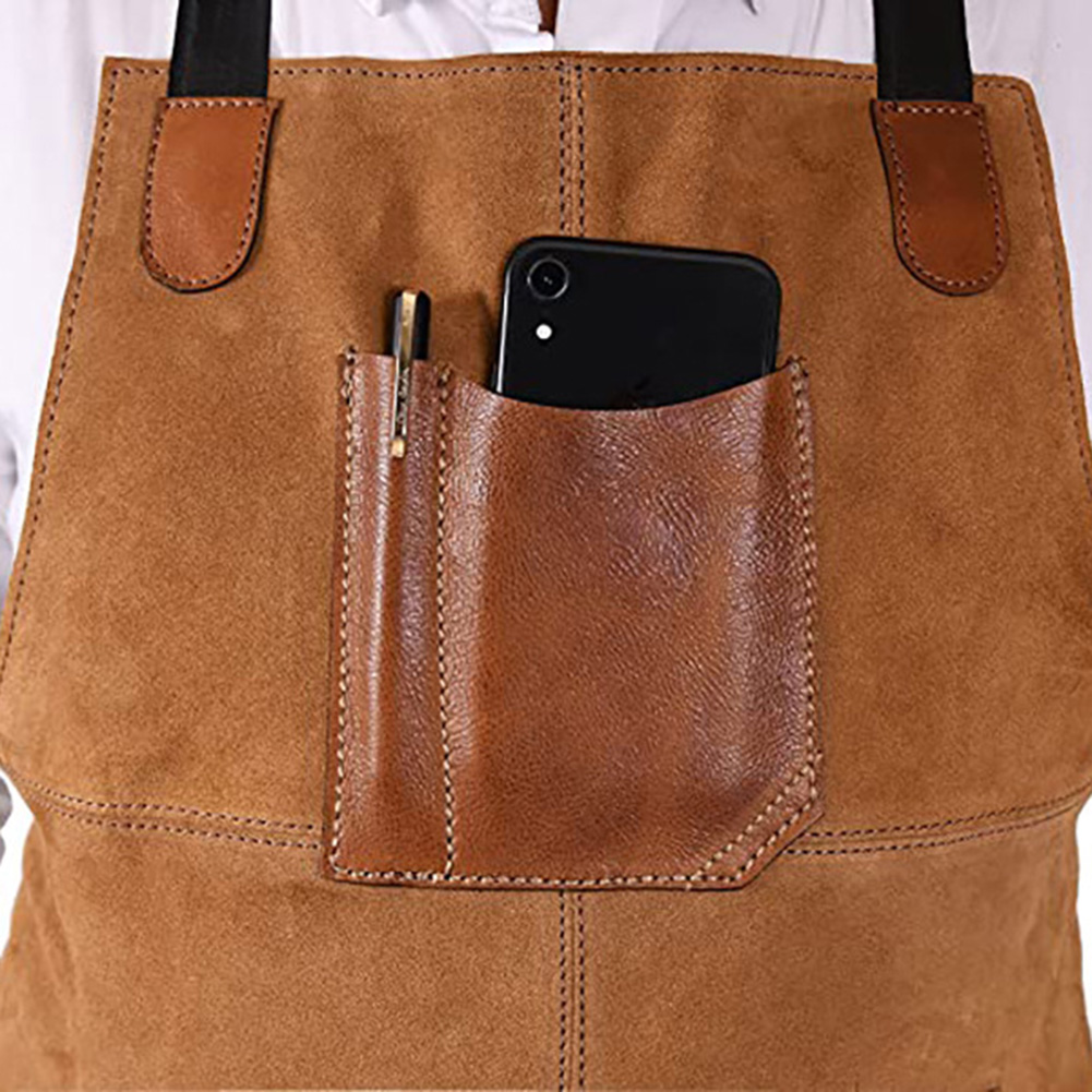 Cómodo delantal de trabajo de  - Leatherwork Apron reseña y precio