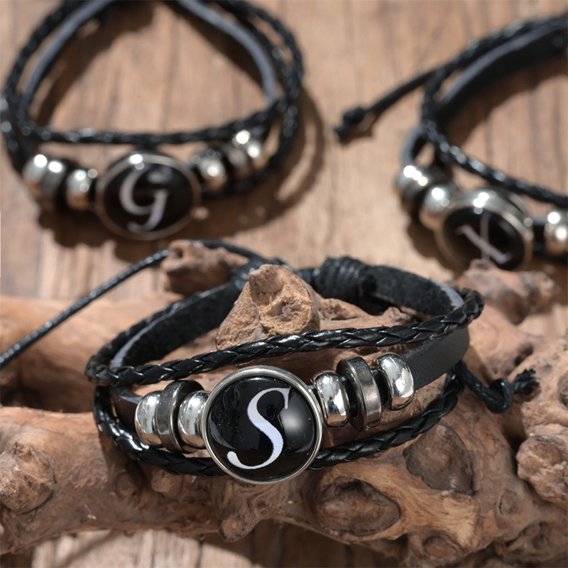 Pulsera de cuero con letras ne - Contact Cement Leather reseña y precio