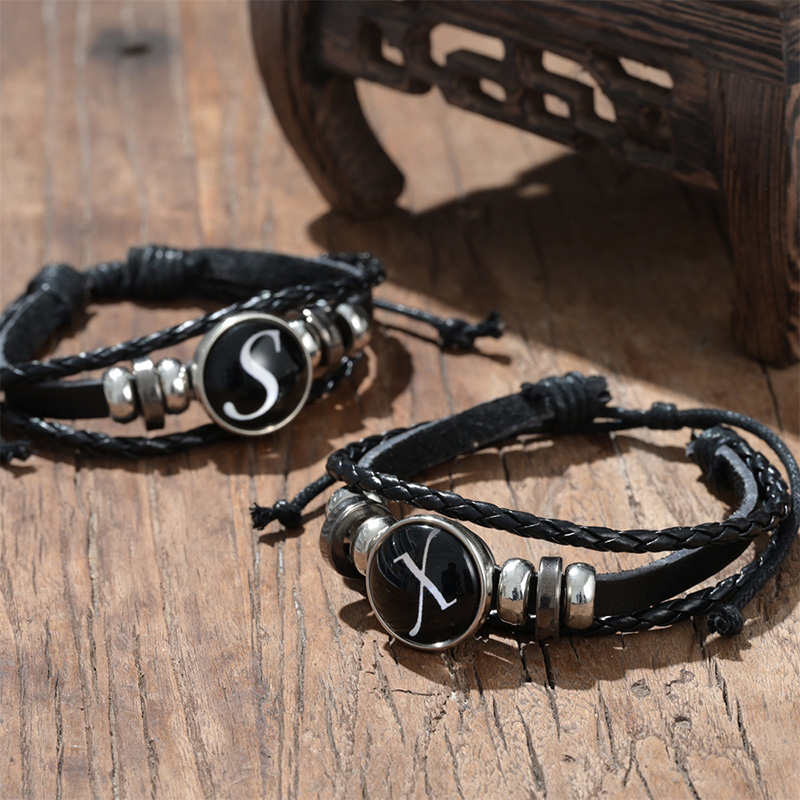 Pulsera de cuero con letras ne - Contact Cement Leather reseña y precio