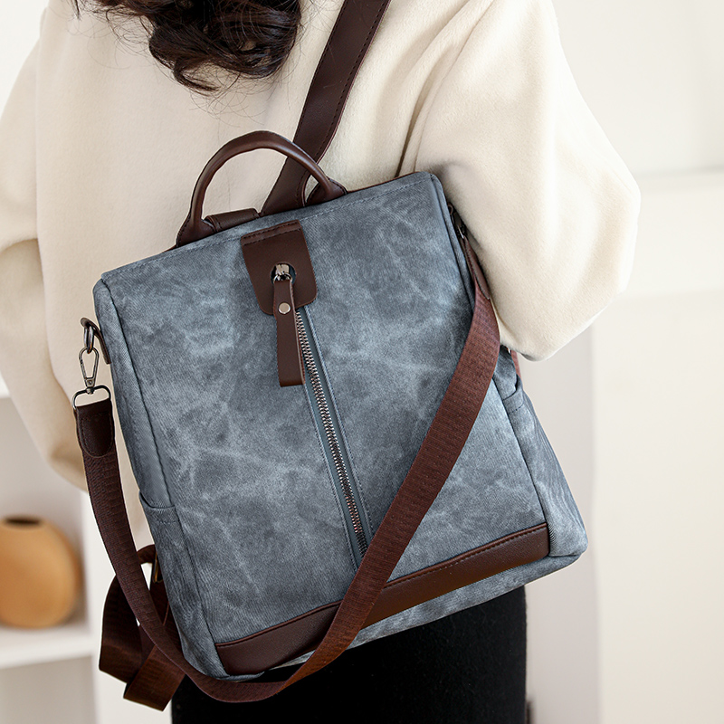 Mochila antirrobo de moda para - Leather Work Backpack reseña y precio