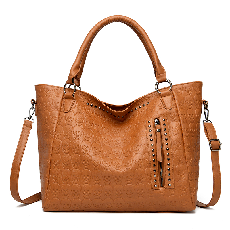 Bolso cruzado Punk Skull de cu - Leather Workshop reseña y precio
