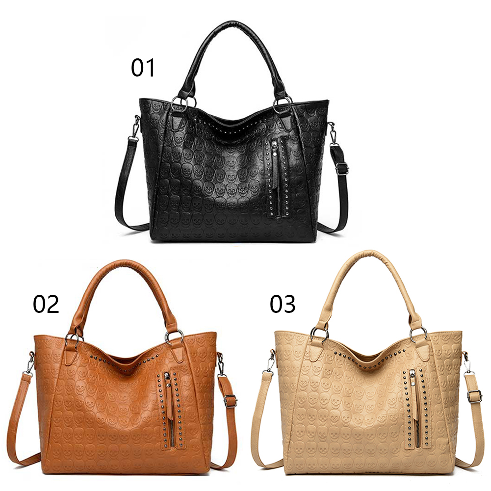 Bolso cruzado Punk Skull de cu - Leather Workshop reseña y precio