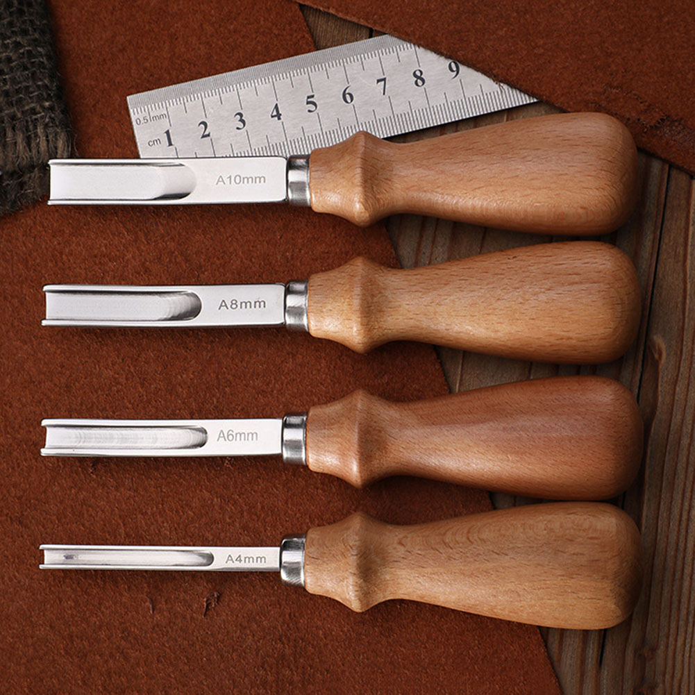 Herramienta de Cuero Nueva y S - Leather Edge Beveler reseña y precio