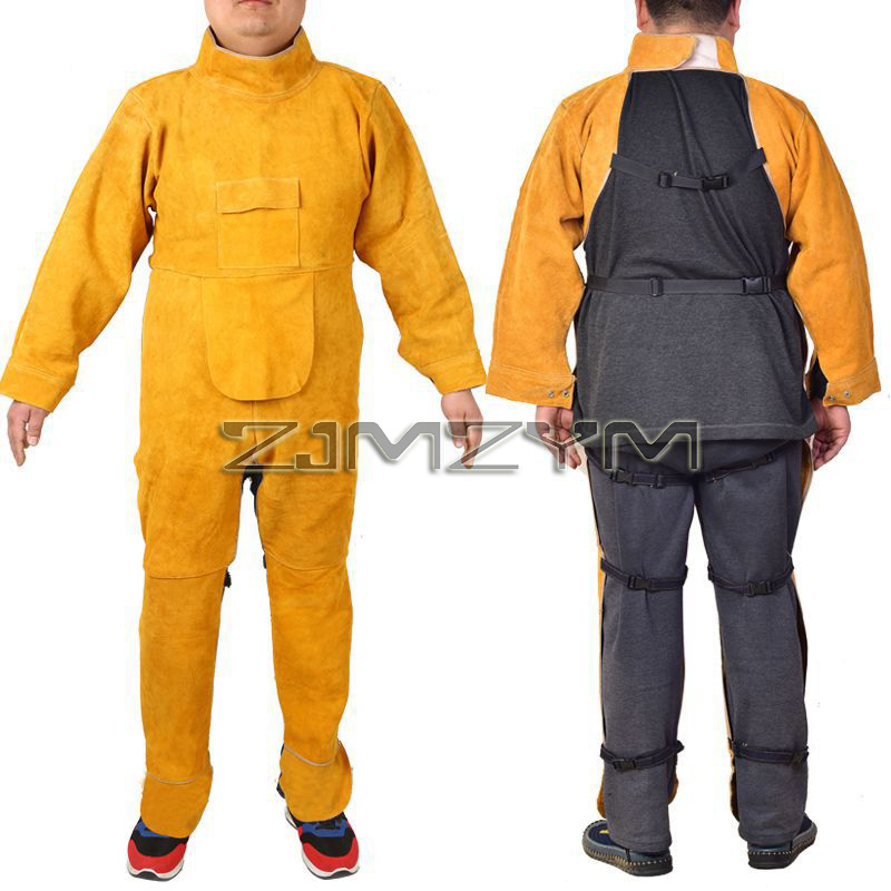Traje de soldadura de cuero de - Leatherwork Apron reseña y precio
