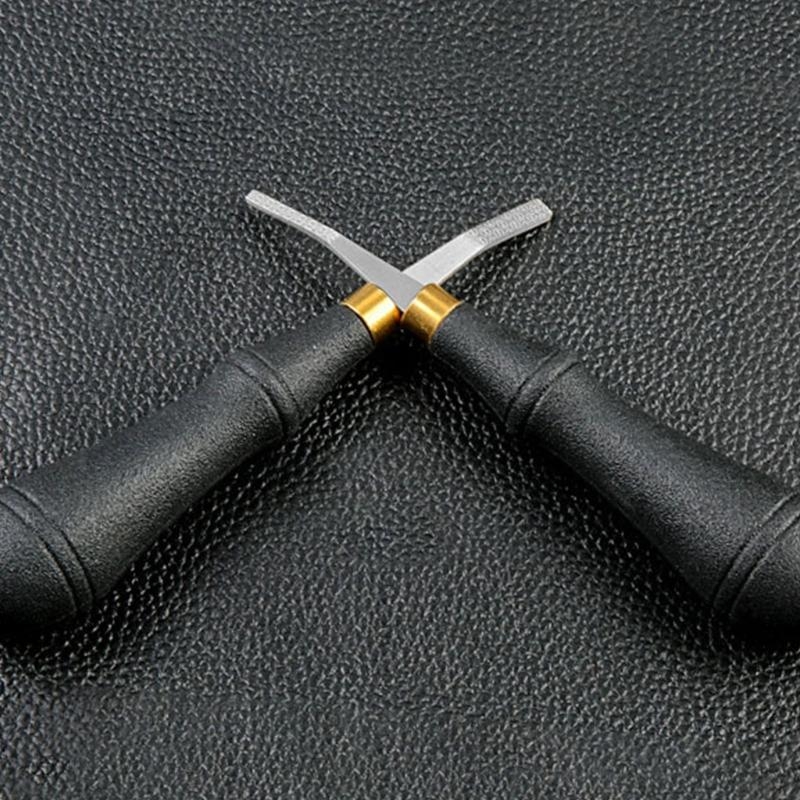 Herramienta trabajo cuero acer - Leatherwork Edge Beveler reseña y precio