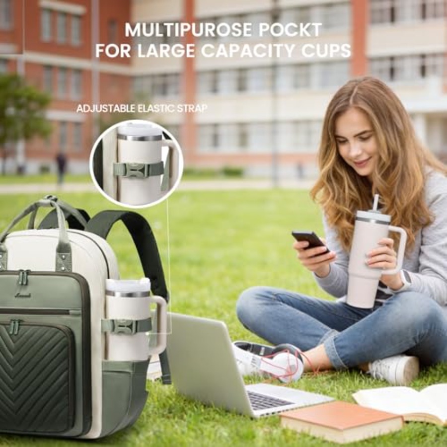 Mochila para Portátil para Muj - Leather Work Backpack reseña y precio