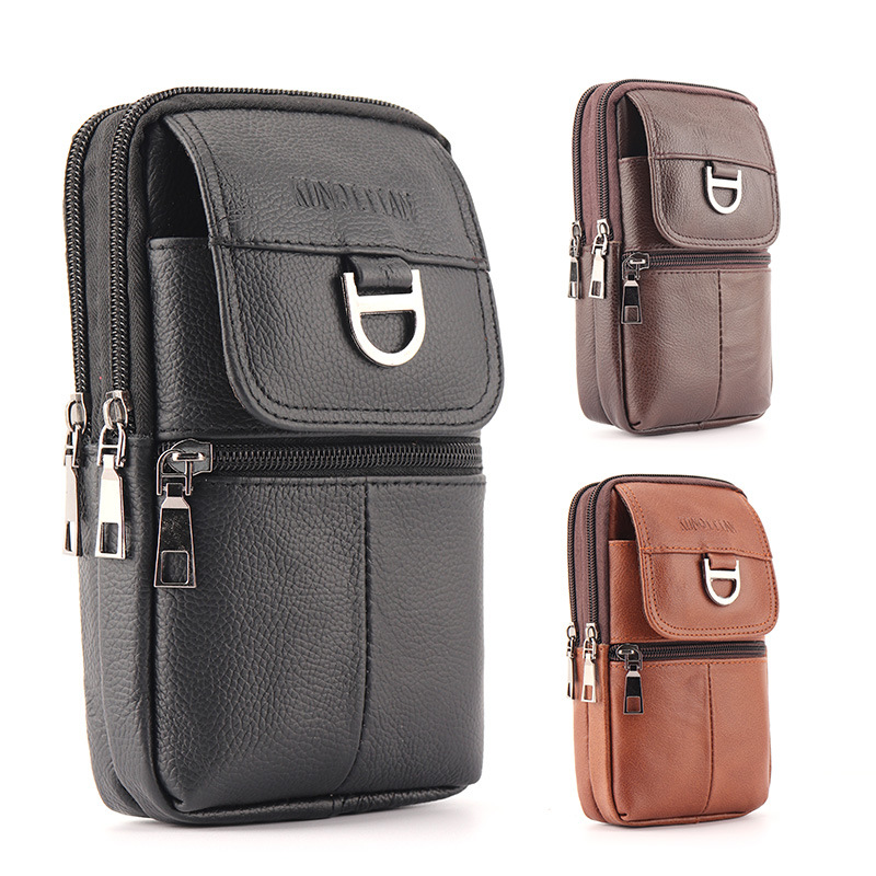 Riñonera de Cuero para Hombre  - Leather Work Backpack reseña y precio