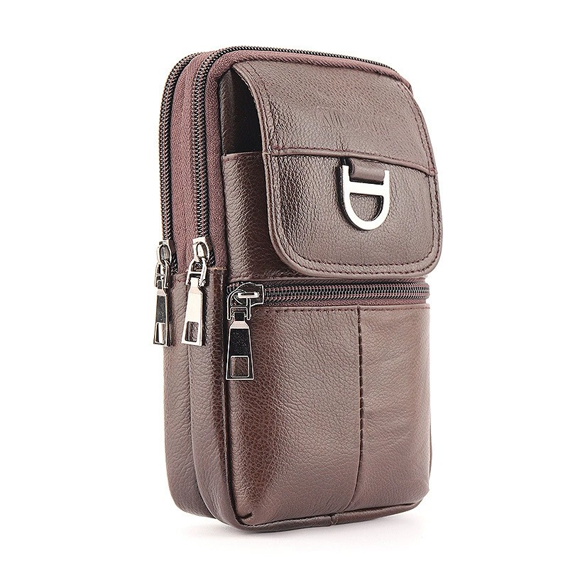 Riñonera de Cuero para Hombre  - Leather Work Backpack reseña y precio