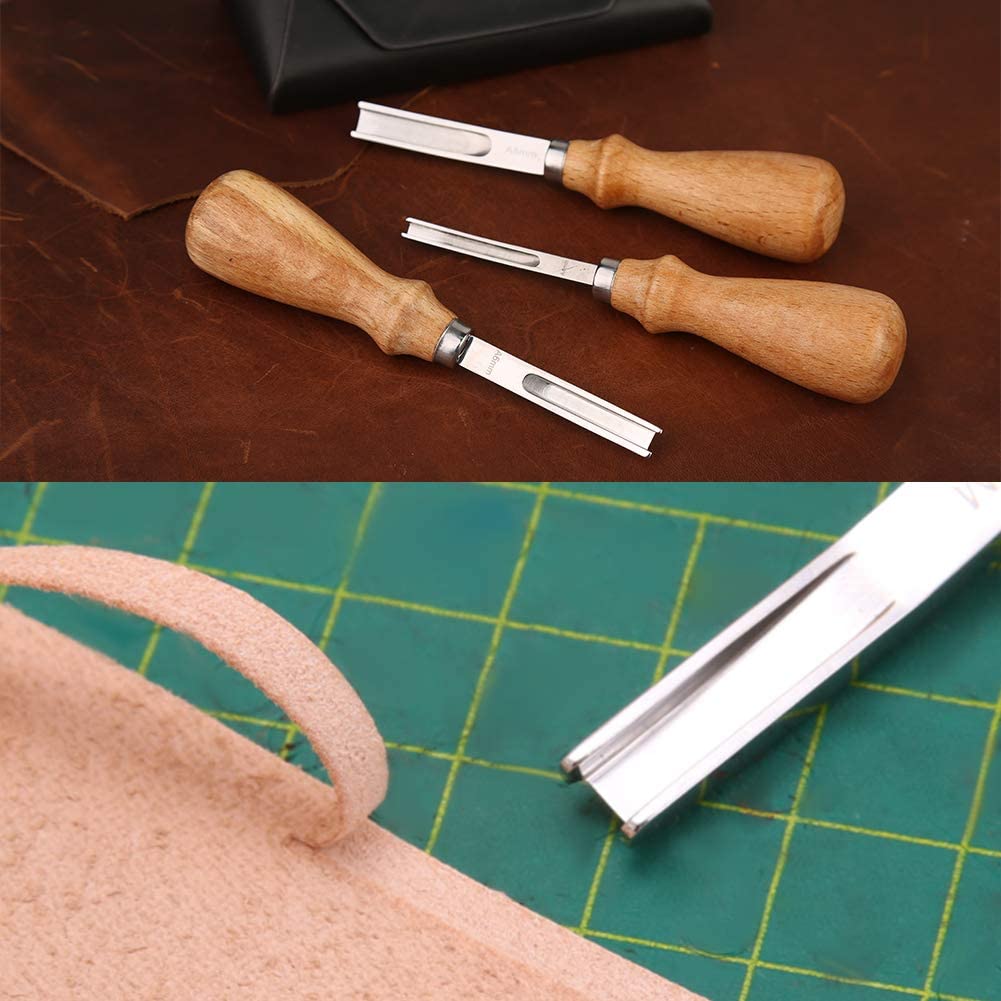 Herramienta biseladora de cuer - Leather Edge Beveler reseña y precio