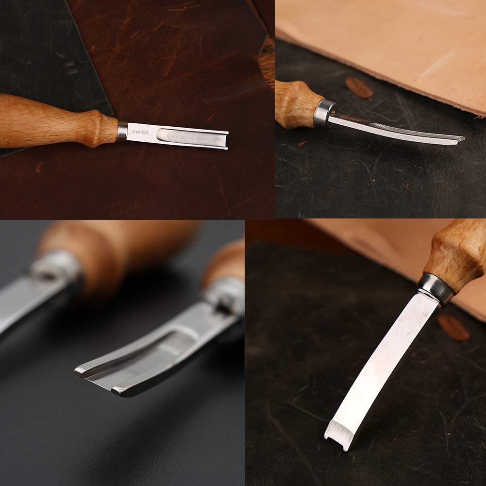Herramienta biseladora de cuer - Leather Edge Beveler reseña y precio