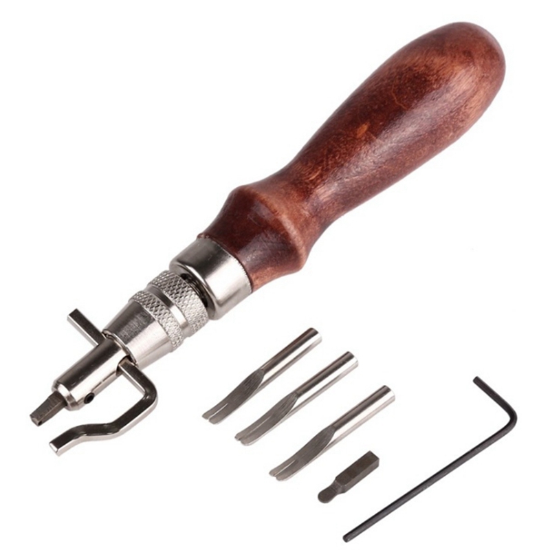 AT13 7 en 1 ranuradora de cost - Leather Edge Beveler reseña y precio